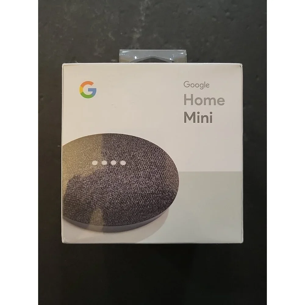 Google Home Mini Smart Assistant Charcoal (GA00216-US) NEW FACTORY SEALED